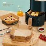 50pcs Non-Stick Air Fryer Liners – Square Paper Liners For Baking. Roasting. And Microwave Cooking – Easy Cleanup And Healthier Cooking For Hotelu002FCommercial - Image 10