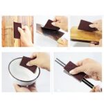 3pcs. Magic Cleaning Sponge - Erase Stains and Grime with Carborundum Sponge - Perfect for Kitchen. Dishes. and Household Cleaning - Easy to Use and Effective Cleaner Tool - Image 5