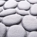 1pc Cobblestone Pattern Bath Rug. Soft Non-Slip Quick Dry Bath Mat. Water Absorbent Shower Carpet For home. Bathroom Accessories. Bathroom Decor. Bathroom decorations. kitchen Area Rugs. Laundry. bedrooom. shower. indoor mat - Image 5