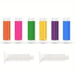 6pcs. Toilet Cleaning Gel. Flower Stamp Toilet Gel. Flower Scented Toilet Deodorant Gel. Toilet Bowl Cleaner. Odor Removal Gel. Bathroom Air Freshener. Suitable For Toilet. Bathroom. Cleaning Supplies - Image 6