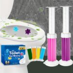 6pcs. Toilet Cleaning Gel. Flower Stamp Toilet Gel. Flower Scented Toilet Deodorant Gel. Toilet Bowl Cleaner. Odor Removal Gel. Bathroom Air Freshener. Suitable For Toilet. Bathroom. Cleaning Supplies - Image 4