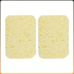 10pcs. Natural High-density Wood Pulp Dishcloth. Cleaning Sponge. Scouring Pad For Household Cleaning. Dishwashing Sponge. Premium Kitchen Sponge. Durable Non-scratch Sponge Wipe. Super Absorbent. Cleaning Supplies. Cleaning Tool