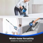 1pc. Cordless Vacuum Cleaner. Powerful Suction Stick Vacuum With LED Display. 3 Suction Modes. Anti-Tangle Lightweight Vacuum Cleaner For Home. Hardwood Floor. Carpets. Pet Hair - Image 9