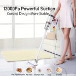 Powerful Corded Handheld Vacuum Cleaner - Perfect For Bedrooms. Living Rooms. Floors & Carpets! - Image 3
