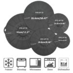 5-Piece Set Multi-Size Silicone Lids - Image 3