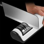 1pc Fully Automatic Electric Knife Sharpener - Fast and Efficient Kitchen Gadget for Sharpening Knives - Image 11