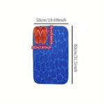 1pc Cobblestone Pattern Bath Rug. Soft Non-Slip Quick Dry Bath Mat. Water Absorbent Shower Carpet For home. Bathroom Accessories. Bathroom Decor. Bathroom decorations. kitchen Area Rugs. Laundry. bedrooom. shower. indoor mat - Image 24