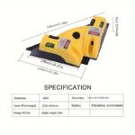 1pc High Precision Laser Level With 90 Degree Vertical Horizontal Line Projection For Accurate Right Angle Measurement Tools - Image 7