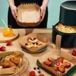 50pcs Non-Stick Air Fryer Liners – Square Paper Liners For Baking. Roasting. And Microwave Cooking – Easy Cleanup And Healthier Cooking For Hotelu002FCommercial - Image 5