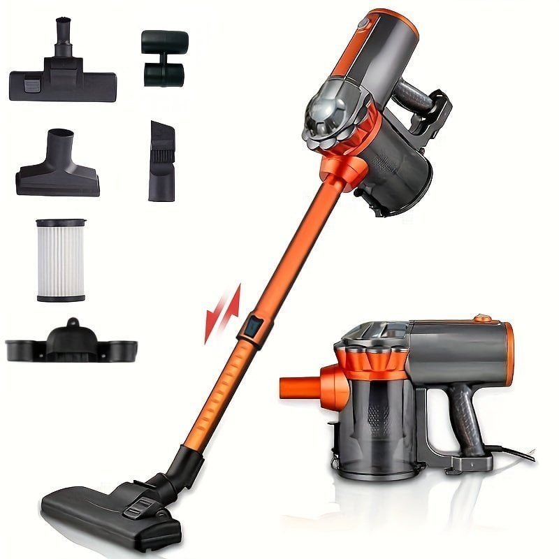 86d989c693dfba902e48916c38be4904.jpg 600W 110V 18KPa Vacuum Cleaner. Portable Household Low Noise Vacuum Cleaner Handheld Vacuum Cleaner Aspirating Vacuum Cleaner. Suitable For Pet Hair. Hard Floors. And Carpets. Four In One Lightweight Handheld Rod Vacuum Cleaner - Image 1