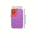 1pc Cobblestone Pattern Bath Rug. Soft Non-Slip Quick Dry Bath Mat. Water Absorbent Shower Carpet For home. Bathroom Accessories. Bathroom Decor. Bathroom decorations. kitchen Area Rugs. Laundry. bedrooom. shower. indoor mat - Image 37