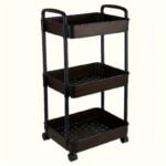 1pc Small Stroller Rack. Kitchen Floor Storage Rack. Living Room Bedroom Bedside Multi-layer Storage Rack With Wheels. Snack Car - Image 10