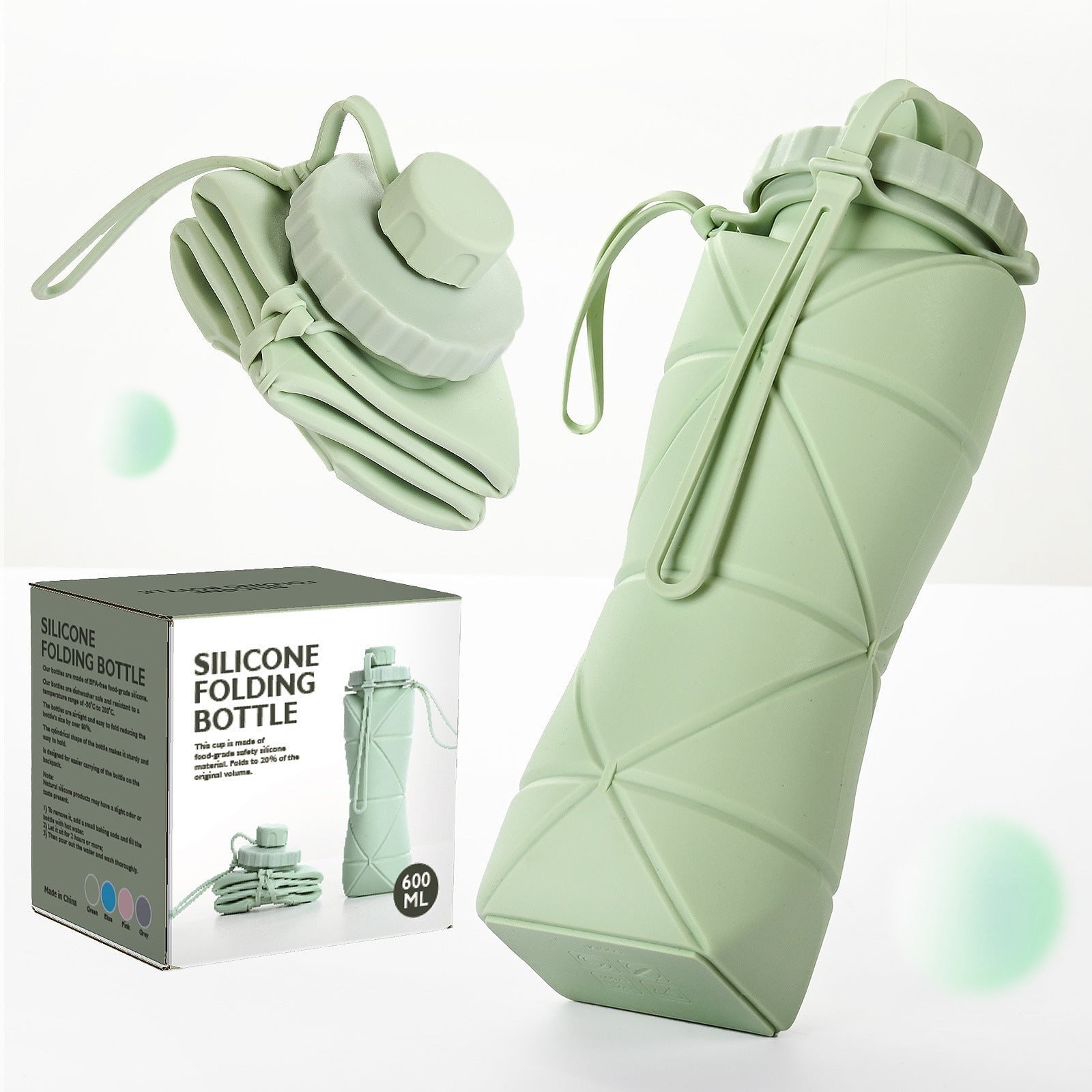 O1CN01sCKN1a1hvlkcJPfQB__2206414414340-0-cib_a72ccdd3-d436-48b3-b756-1efda4fda05e.jpg Silicone Foldable Bottle - Image 1