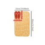 1pc Cobblestone Pattern Bath Rug. Soft Non-Slip Quick Dry Bath Mat. Water Absorbent Shower Carpet For home. Bathroom Accessories. Bathroom Decor. Bathroom decorations. kitchen Area Rugs. Laundry. bedrooom. shower. indoor mat - Image 19