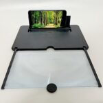 12 Inch. 3D Mobile Phone Magnifier Mobile Phone Screen Amplifier Pull-out Creative Stretch 3d Mobile Phone Magnifier Stand Amplifier - Image 3