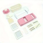 14pcsu002FSet. Vegetable Chopper. Multifunctional Fruit Slicer. Manual Food Grater. Vegetable Slicer. Cutter With Container. Onion Mincer Chopper With Multiple Interchangeable Blades. Household Potato Shredder. Kitchen Stuff. Kitchen Gadgets - Image 4