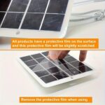 1pc Solar Portable Charging Panel Outdoor Waterproof Solar USB Charger Is Suitable For Outdoor Travel And Camping. Mobile Power. Mobile Phone Charging Bank. Flashlight. Fan - Image 10