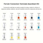 1pc Self-adjusting Ratcheting Square Crimping Tool For Awg28-5 (0.08-16mm). Wire Crimper With 1000pcs Tube Terminals Set. Electrical Wire Connector Tools Kit. 8.5 Inchu002F207mm - Image 8