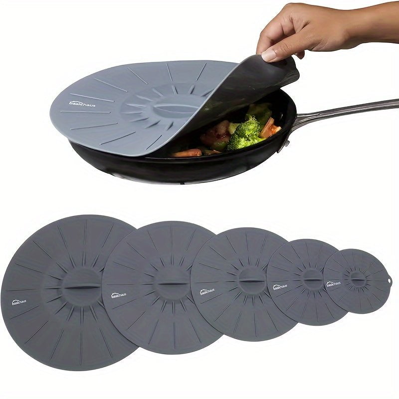 e59388e63e15156d54b58a258b516e6d.jpg 5-Piece Set Multi-Size Silicone Lids - Image 1