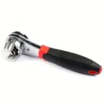 1pc Torque Spanner Adjustable Ratchet Wrench 6-22mm With Non-Slip Handle. Plumbing Pipe Ratchet Wrench Repairing Tool 1u002F4-7u002F8in - Image 6