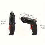 48pcs Cordless Electric Screwdriver Kit. Household Small Electric Drill Driver. Rechargeable Multifunctional Set - Image 6