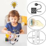 Wooden Busy Block Activity Cube - Image 2