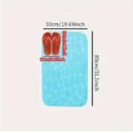 1pc Cobblestone Pattern Bath Rug. Soft Non-Slip Quick Dry Bath Mat. Water Absorbent Shower Carpet For home. Bathroom Accessories. Bathroom Decor. Bathroom decorations. kitchen Area Rugs. Laundry. bedrooom. shower. indoor mat - Image 16