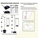1set. Broom And Dustpan Set. Upright Purple Dustpan Broom. 51 - Image 8